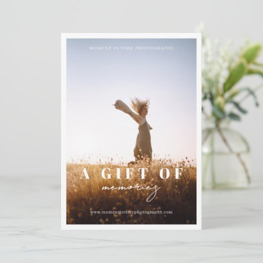 Honeycomb Hexagon Fotografie Cadeaubon (Staand voorkant)