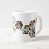 Honeycomb Hexagon Photo Collage 11 Afbeeldingen gr Grote Koffiekop (Voorkant rechts)