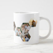 Honeycomb Hexagon Photo Collage 11 Afbeeldingen gr Grote Koffiekop (Rechts)