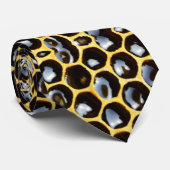 Honeycomb hexagonaal patroon print nieuwheid Strop Stropdas (Opgerold)