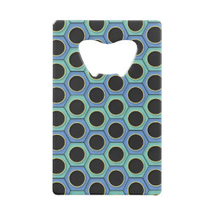 Honeycomb Hustle Credit Kaart flesopener Creditkaart Flessenopener
