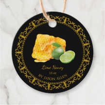Honeycomb Limoen Geïnfundeerd Honey Hang Label