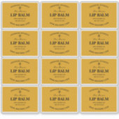Honeycomb Lip Beeswax Balm Labels (Voorkant)