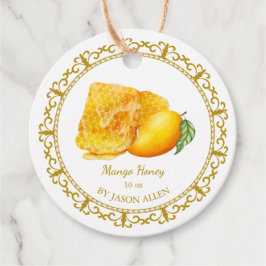  Honeycomb Mango Geïnfundeerd Honey Hang Label