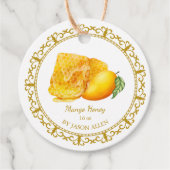  Honeycomb Mango Geïnfundeerd Honey Hang Label (Voorkant)