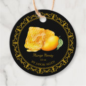  Honeycomb Mango Geïnfundeerd Honey Hang Label (Voorkant)