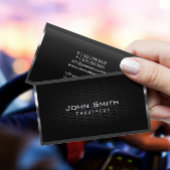 Honeycomb Metal Cells Chauffeur Visitekaartje