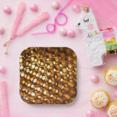 Honeycomb Paper Bord, imkerpartij, Papieren Bordje (Feest)