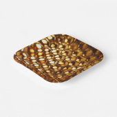 Honeycomb Paper Bord, imkerpartij, Papieren Bordje (Gebogen)