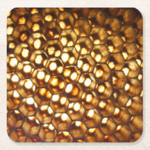 Honeycomb Paper Onderzetter, cadeau voor de imker,