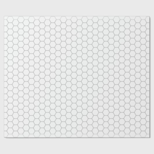 Honeycomb patroon hexagon design cadeaupapier (Vlak)