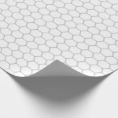 Honeycomb patroon hexagon design cadeaupapier (Hoek)