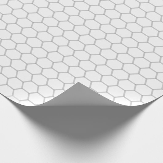 Honeycomb patroon hexagon design cadeaupapier (Hoek)