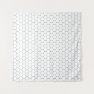 Honeycomb patroon hexagon design wandkleed