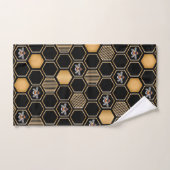 Honeycomb Pattern Bad Handdoek (Handdoek)