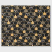 Honeycomb Pattern Cadeaupapier (Vlak)