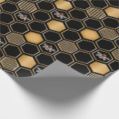 Honeycomb Pattern Cadeaupapier (Hoek)