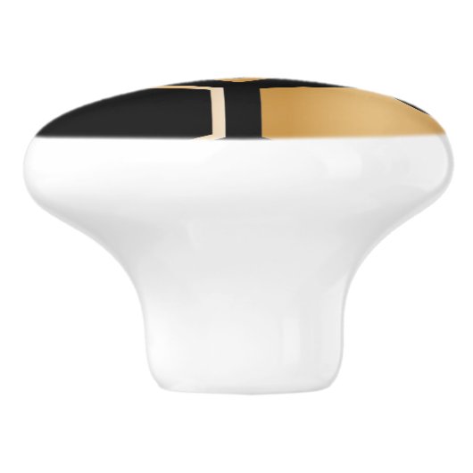 Honeycomb Pattern Keramische Knop (Zijkant)