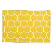 Honeycomb Pattern Kussensloop (Achterkant-Links)