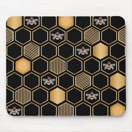 Honeycomb Pattern Muismat (Voorkant)