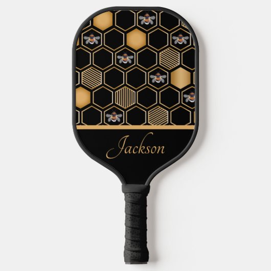 Honeycomb Pattern Pickleball Paddle (Voorkant)