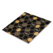 Honeycomb Pattern Tegeltje (Zijkant)