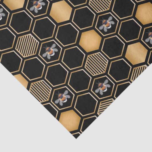 Honeycomb Pattern Tissuepapier (Detail)