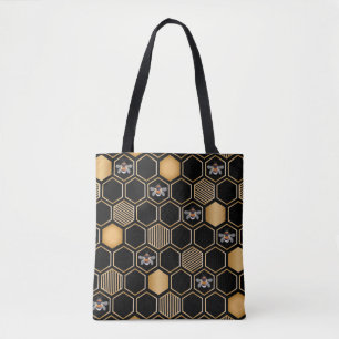 Honeycomb Pattern Tote Bag
