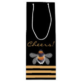 Honeycomb Pattern Wijn Cadeautas (Voorkant)