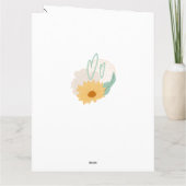 Honeycomb Photo Collage Bee Happy Birthday Kaart (Achterkant)