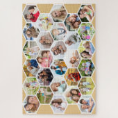 Honeycomb Photo Collage Custom Afbeelding 1000-stu Legpuzzel (Verticaal)
