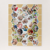 Honeycomb Photo Collage Custom Afbeelding 500-stuk Legpuzzel (Verticaal)