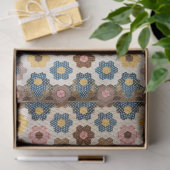 Honeycomb Quilt  1830 katoenkerontkoppeling Tissuepapier (Geschenk)