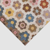 Honeycomb Quilt  1830 katoenkerontkoppeling Tissuepapier (Detail)