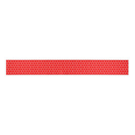 Honeycomb Red Grosgrain Lint