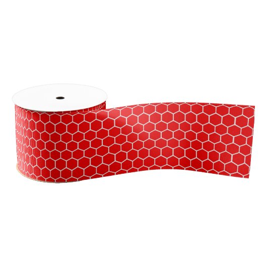 Honeycomb Red Grosgrain Lint (Spoel)