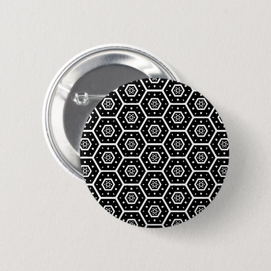 Honeycomb Ronde Button 5,7 Cm (Voorkant /achterkant)