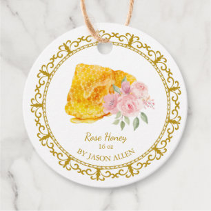 Honeycomb Roos Geïnfundeerd Honey Hang Label