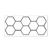 Honeycomb Rubberstempel (Afrduk)