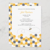 Honeycomb Shower / partijuitnodiging Kaart (Voorkant / Achterkant)