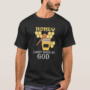 Honeycomb Snoep Natuur Wilde bijen T-shirt