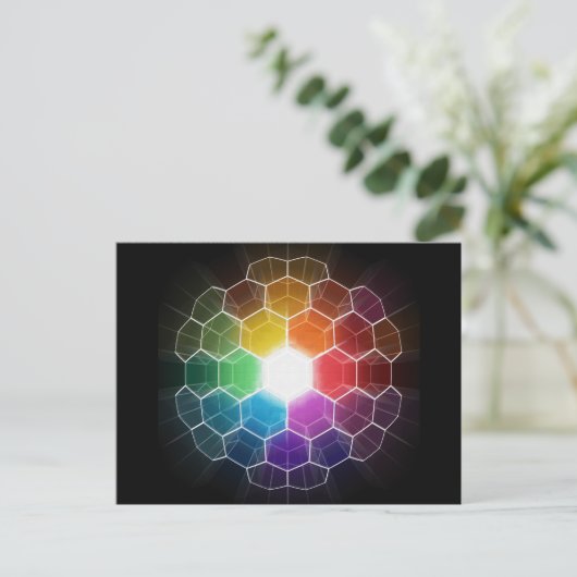 Honeycomb Spectrum Briefkaart (Staand voorkant)