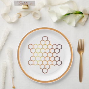 Honeycomb Star Paper-Bord Papieren Bordje