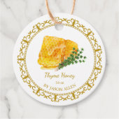  Honeycomb Tijm Geïnfundeerd Honey Hang Label (Voorkant)