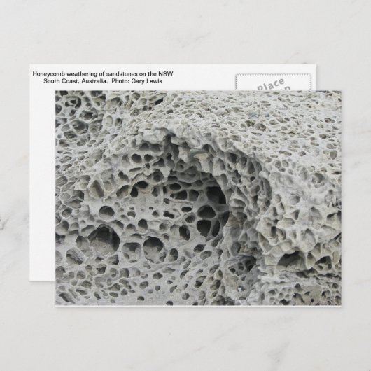 Honeycomb Weathering Briefkaart (Voorkant / Achterkant)