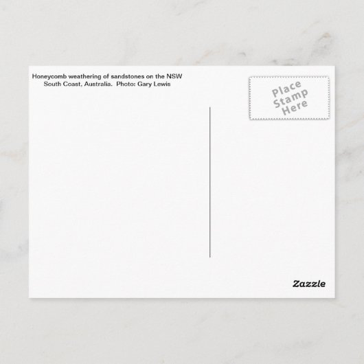 Honeycomb Weathering Briefkaart (Achterkant)