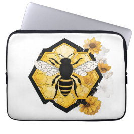 Honeycombe Bee Electronics Bag Laptop Sleeve