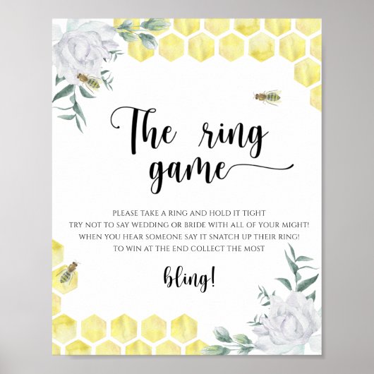 Honeycombs thema - Het ringspel Poster (Voorkant)