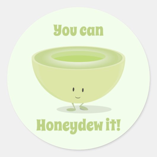 Honeydew Aanmoediging | STICKER (Voorkant)