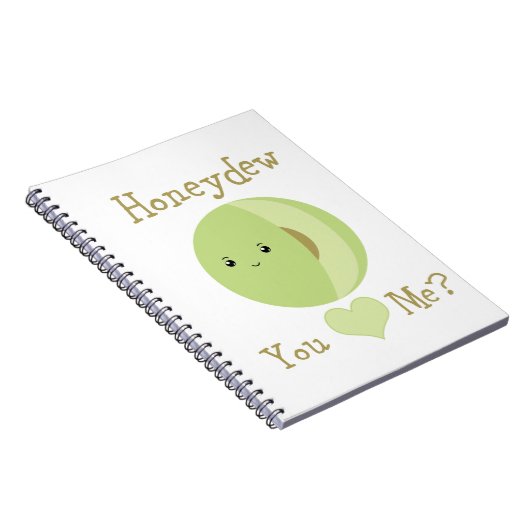 Honeydew dat je van me houdt? notitieboek (Rechterzijde)